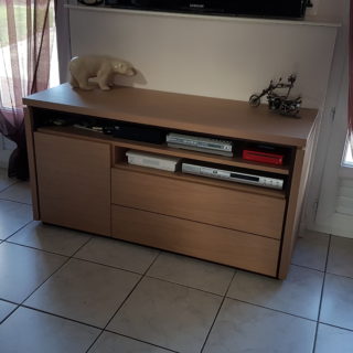 Meuble TV en chêne